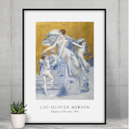Luc-Olivier Merson – 幸運の寓話(1896) ポスター