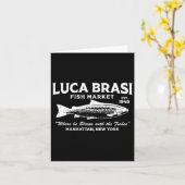 Luca Brasi Fish Market The Godfather Est 1945魚 カード (黄色い花)
