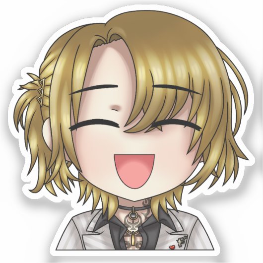 Luca Kaneshiro Chibi シール (正面)
