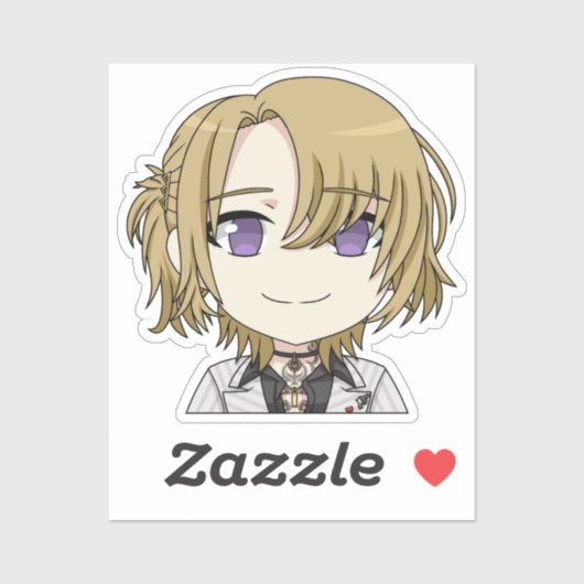 Luca Kaneshiro Chibi Smiling Sticker シール (シート)
