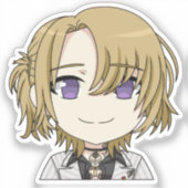 Luca Kaneshiro Chibi Smiling Sticker シール (正面)