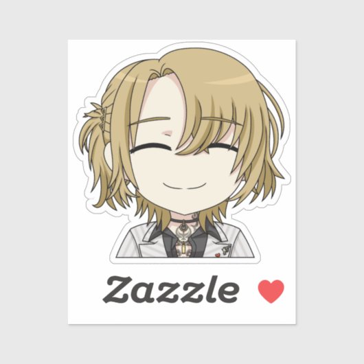 Luca Kaneshiro Smiling Chibi Sticker シール (シート)