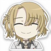 Luca Kaneshiro Smiling Chibi Sticker シール (正面)