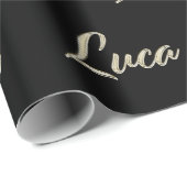 Luca Vorname Name edles Geschenkpapier Papier ラッピングペーパー (ロールコーナー)