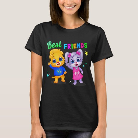 LucasとRuby - 最高の Friends Forever By RV AppStu Tシャツ (正面)