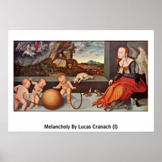 Lucas Cranach (I)による憂鬱 ポスター (正面)