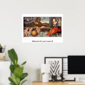 Lucas Cranach (I)による憂鬱 ポスター (ホームオフィス)