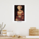 Lucas Cranach (I)による若い女性のポートレート ポスター (キッチン)