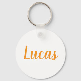 Lucas name Metal ring keychain キーホルダー