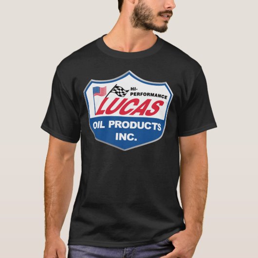 Lucas Oil Racing Logo Essential  Tシャツ (正面)