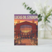 Lucas Oil Stadium ポストカード (スタンド正面)