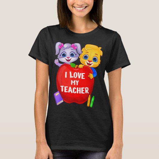 Lucas & Rubyが愛する私学を共有 Tシャツ (正面)