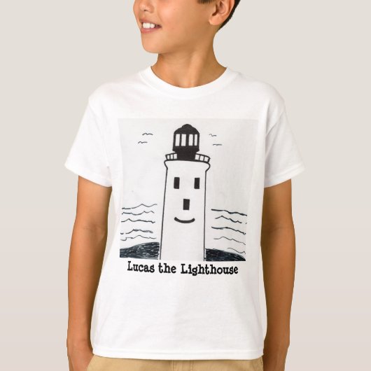 Lucas the Light house T-Shirt for Boys and Girls Tシャツ (正面)
