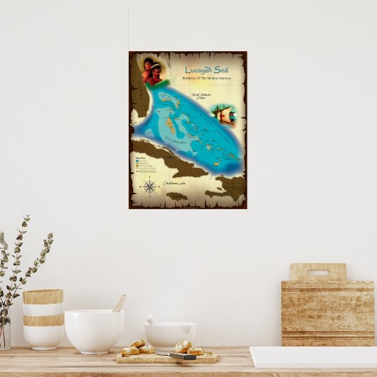 Lucayan Sea Poster ポスター (キッチン)