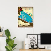 Lucayan Sea Poster ポスター (ホームオフィス)