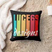 「LUCE69デザイン」ロゴギターピック クッション (ブランケット)