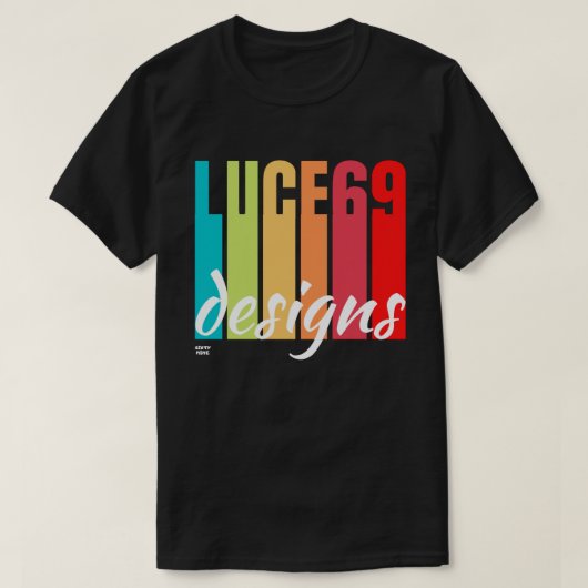 「LUCE69デザイン」ロゴ Tシャツ (デザイン正面)