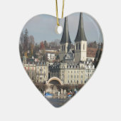 Lucern、スイス連邦共和国 セラミックオーナメント (左)