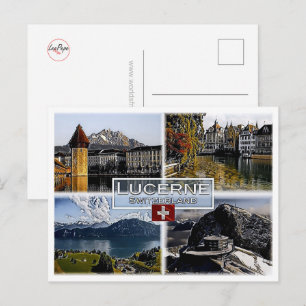Lucerne - Switzerland - Mosaic - ポストカード