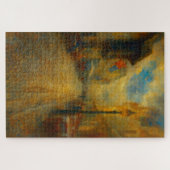 Lucerne Switzerland Old Town Twilight Art Puzzle ジグソーパズル (横)