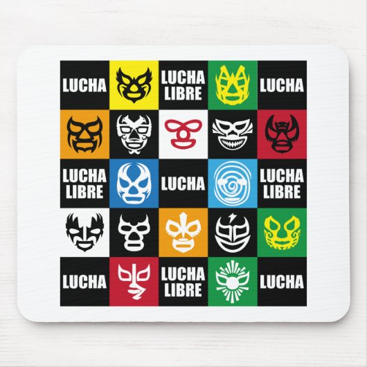 LUCHA#35c マウスパッド (正面)
