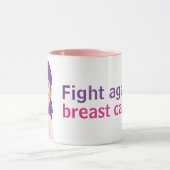 Lucha contra el cáncer de mama マグカップ (中央)