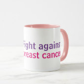 Lucha contra el cáncer de mama マグカップ (正面右)