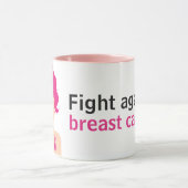 Lucha contra el cáncer de mama マグカップ (中央)
