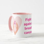 Lucha contra el cáncer de mama マグカップ (正面左)