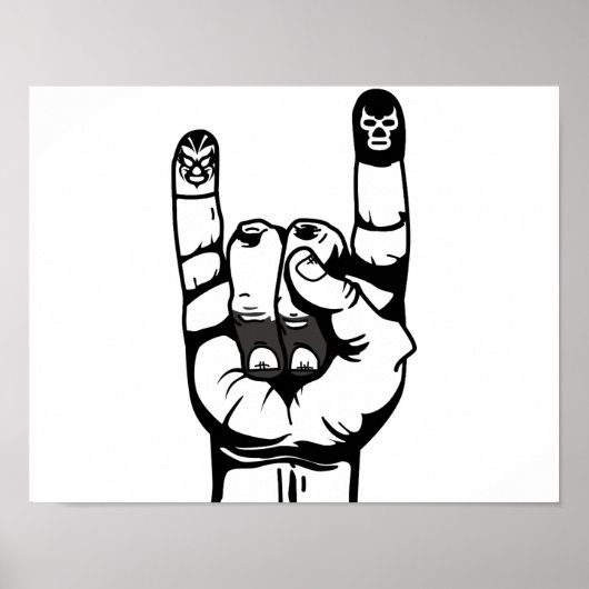 lucha de dedos ポスター (正面)