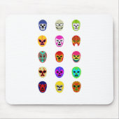 Lucha Libreのマスクのメキシコレスリング マウスパッド (正面)