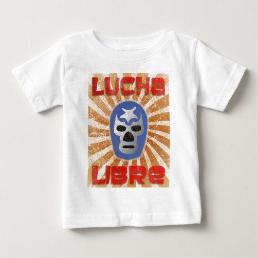 Lucha Libreのメキシコレスリング ベビーTシャツ (正面)