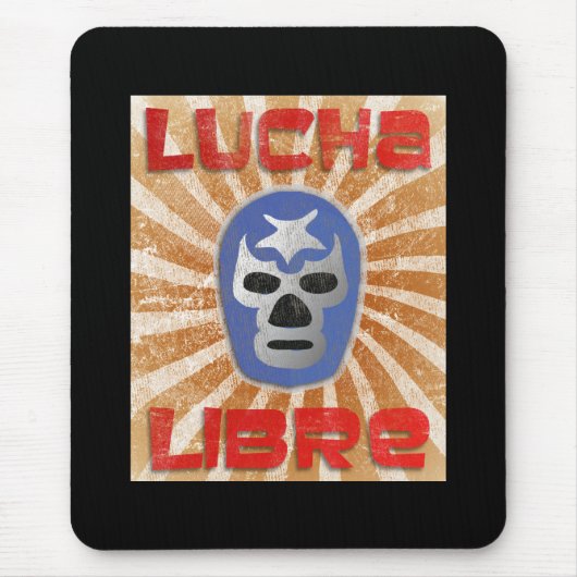 Lucha Libreのメキシコレスリング マウスパッド (正面)