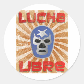 Lucha Libreのメキシコレスリング ラウンドシール