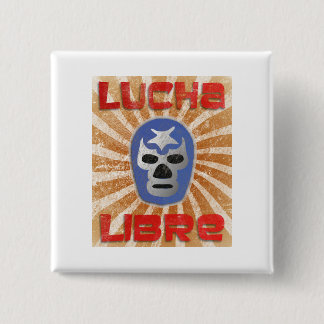 Lucha Libreのメキシコレスリング 缶バッジ