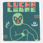 LUCHA LIBRE#120 スクエアシール (正面)