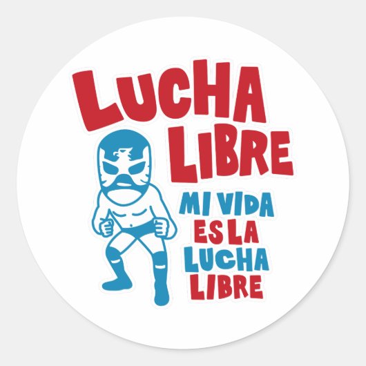 LUCHA LIBRE#89 ラウンドシール (正面)