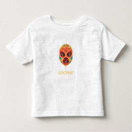 Lucha Libre Cartoon Mask Mexican Culture Art トドラーTシャツ