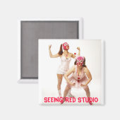 LUCHA LOCAS 185AwebFAB, See Red Studio マグネット (正面/裏面)