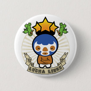 Luchadore 缶バッジ