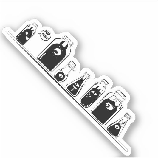 Luci & Personal Demons - Disenchantment Sticker シール (正面)