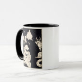 Lucianの奇妙な創造物、「リュックからのイラストレーション マグカップ (正面左)