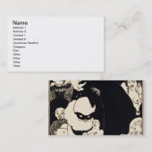 Lucianの奇妙な創造物、「リュックからのイラストレーション 名刺 (正面/裏面)