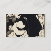 Lucianの奇妙な創造物、「リュックからのイラストレーション 名刺 (裏面)