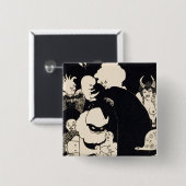 Lucianの奇妙な創造物、「リュックからのイラストレーション 缶バッジ (正面&裏面)