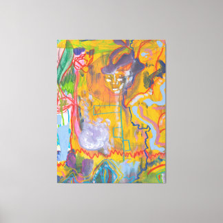 Lucidドリーマーピンクレインボーストレッチキャンバスプリント キャンバスプリント