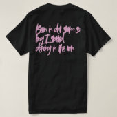 'Lucid Livin' ハートブレイク Tシャツ (デザイン裏面)