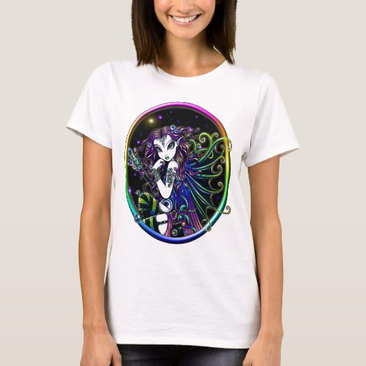 "Lucidia"のタンクトップの水晶虹の妖精 Tシャツ (正面)