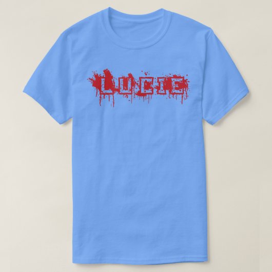 Lucie  First Name Halloween Costume Personalized  Tシャツ (デザイン正面)
