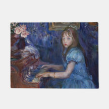 Lucie Leon at the Piano (by Berthe Morisot)